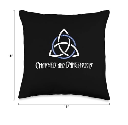 Charmed and Dangerous Throw Pillow