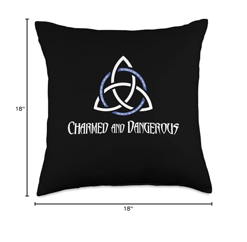 Charmed and Dangerous Throw Pillow