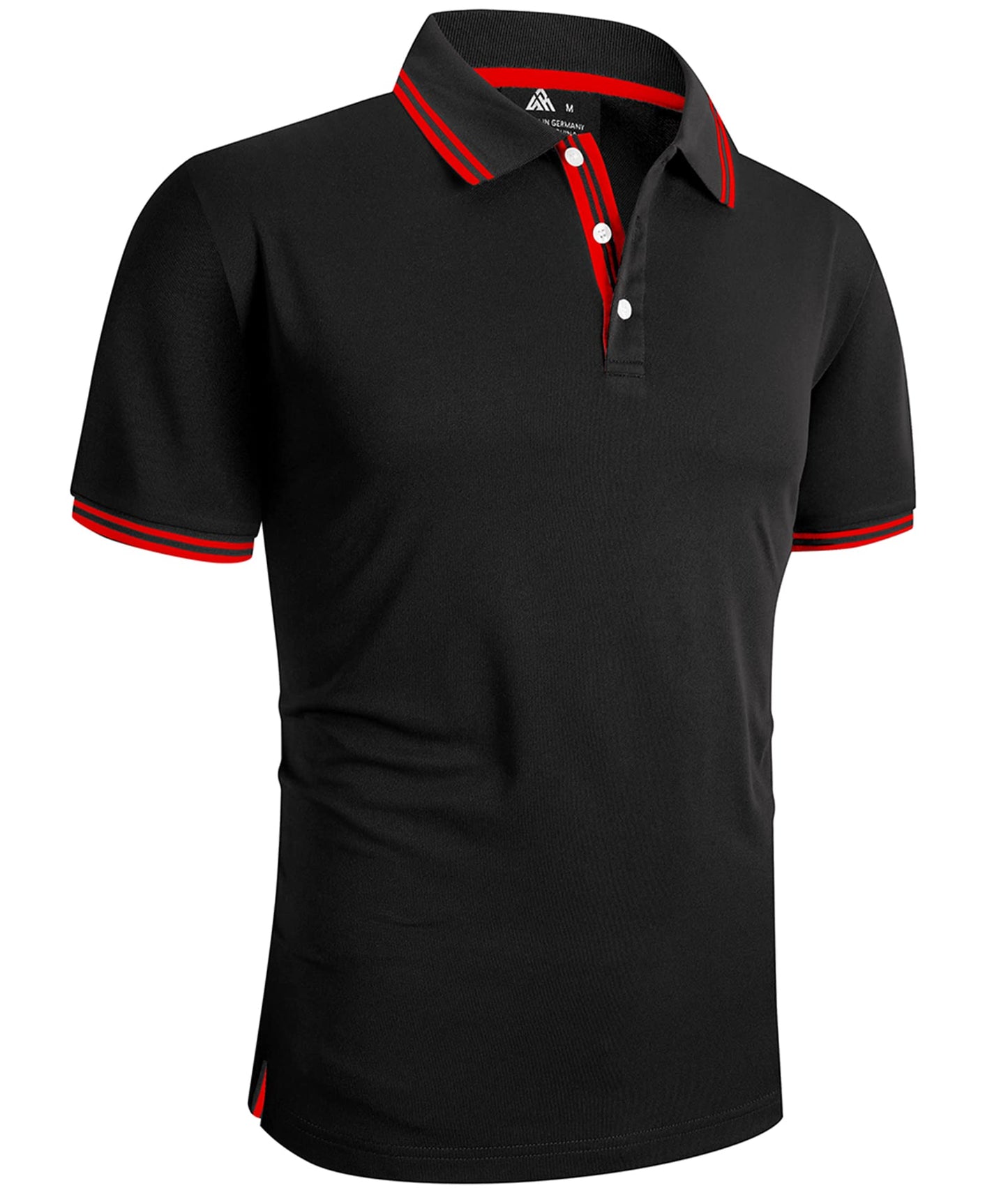 GEEK LIGHTING Polo Shirts for Men Short Sleeve Summer Causal Collared Golf Tennis T-Shirt