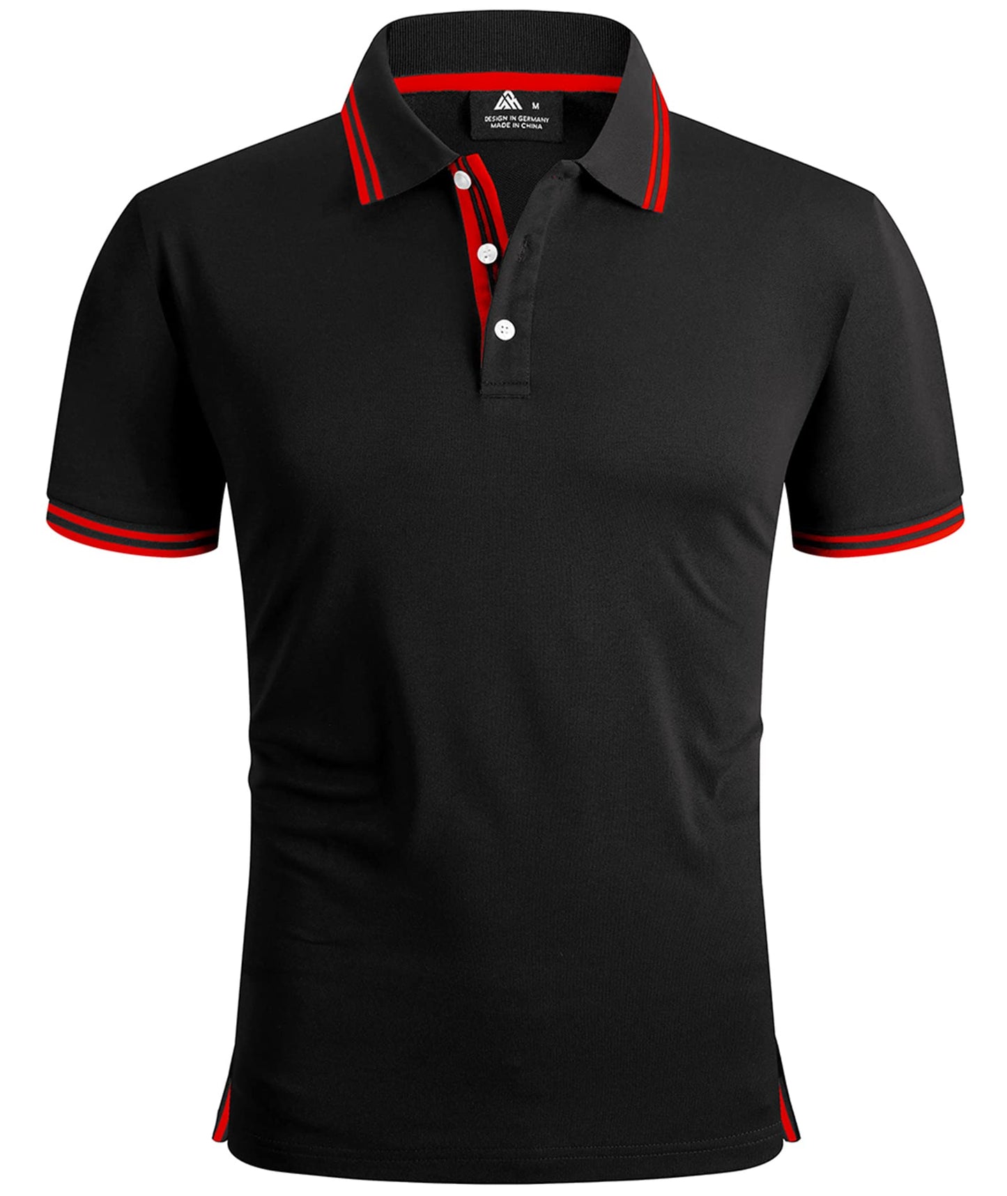 GEEK LIGHTING Polo Shirts for Men Short Sleeve Summer Causal Collared Golf Tennis T-Shirt