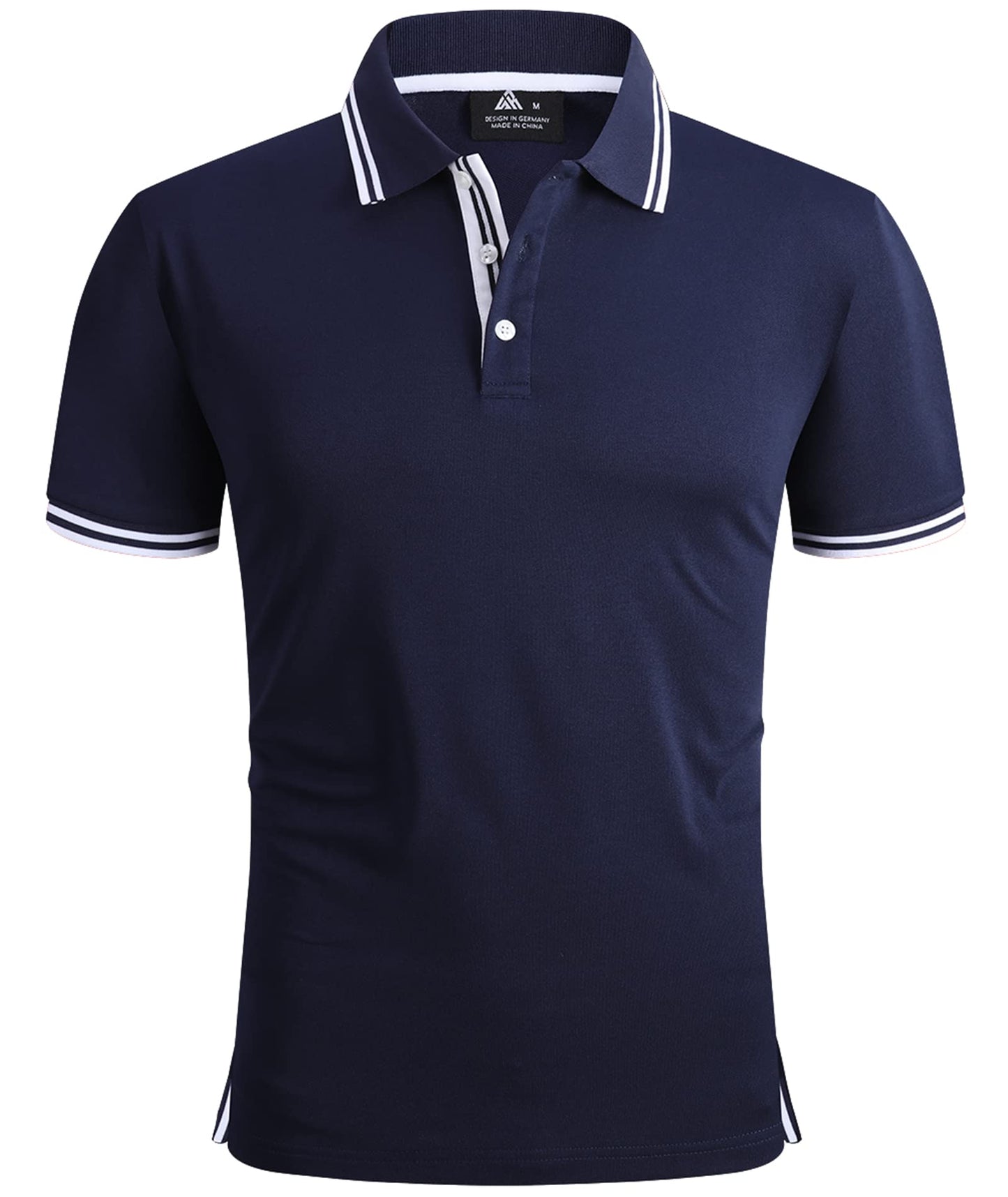 GEEK LIGHTING Polo Shirts for Men Short Sleeve Summer Causal Collared Golf Tennis T-Shirt