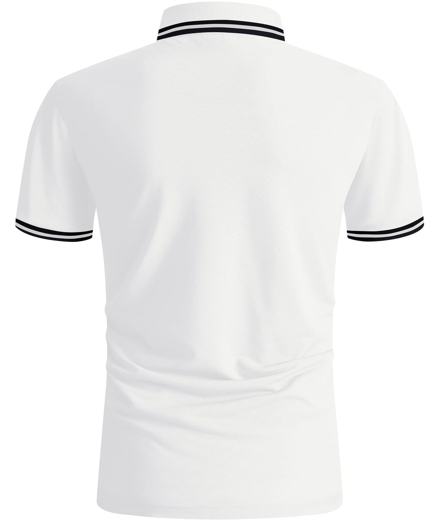 GEEK LIGHTING Polo Shirts for Men Short Sleeve Summer Causal Collared Golf Tennis T-Shirt