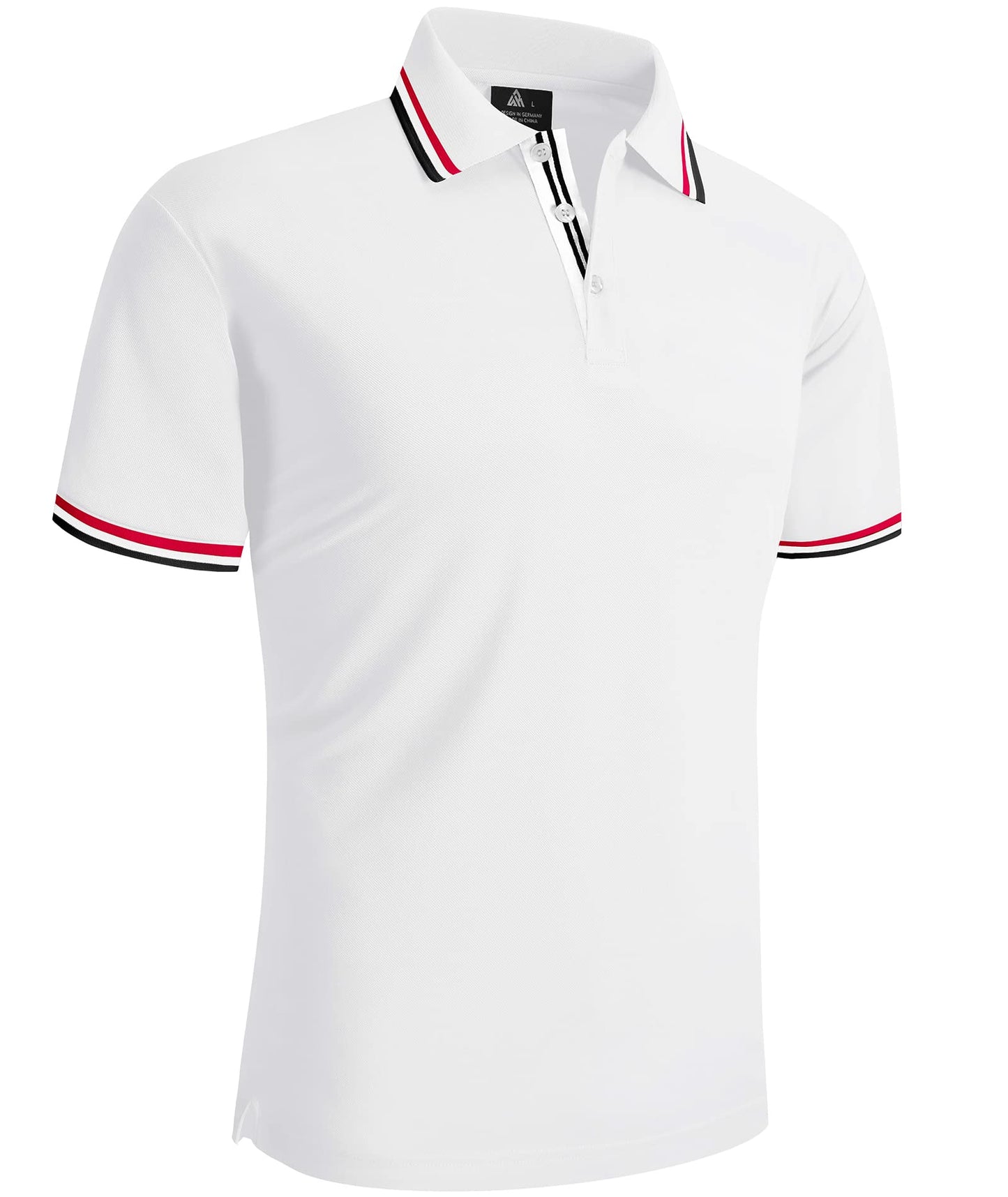 GEEK LIGHTING Polo Shirts for Men Short Sleeve Summer Causal Collared Golf Tennis T-Shirt