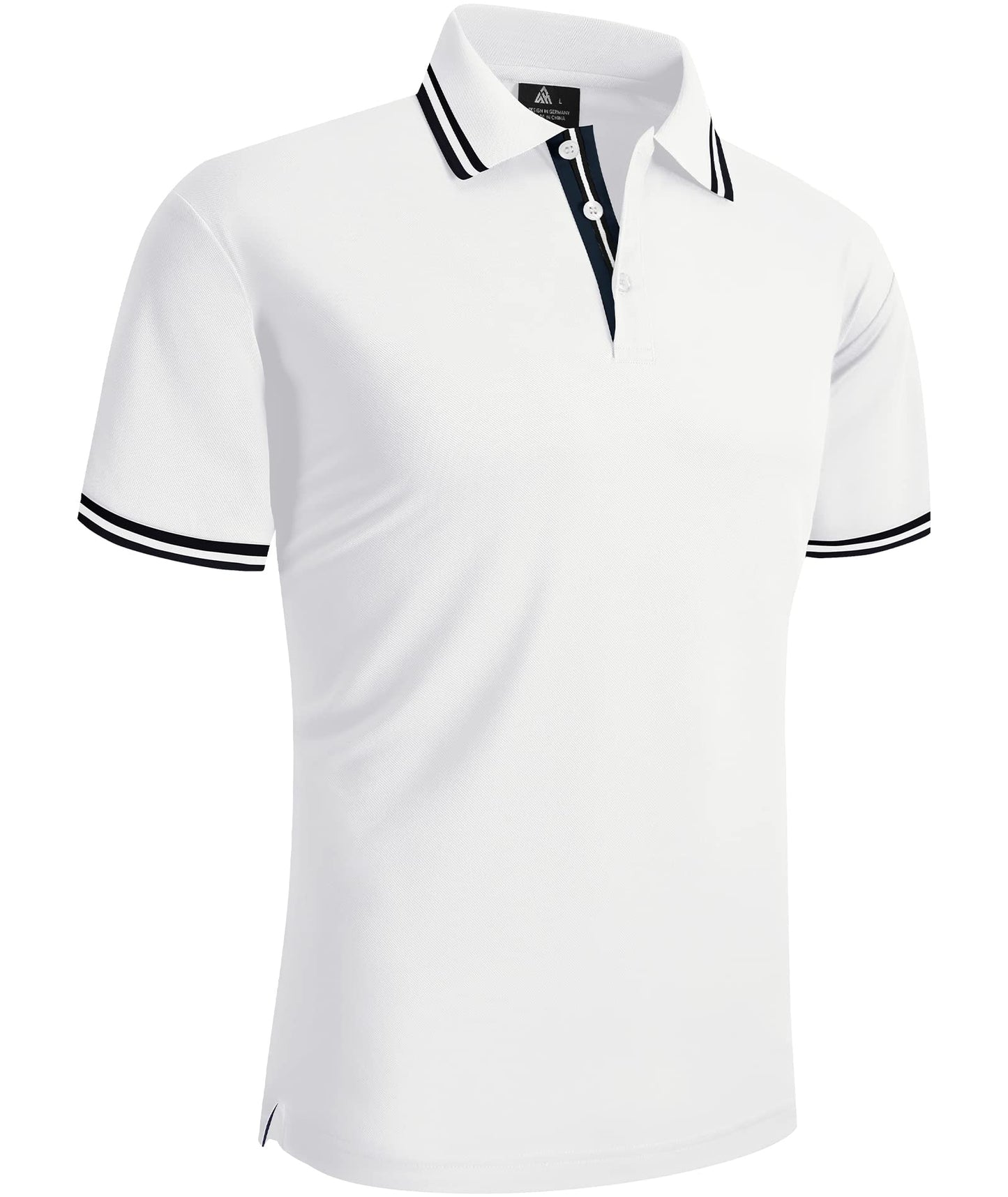 GEEK LIGHTING Polo Shirts for Men Short Sleeve Summer Causal Collared Golf Tennis T-Shirt