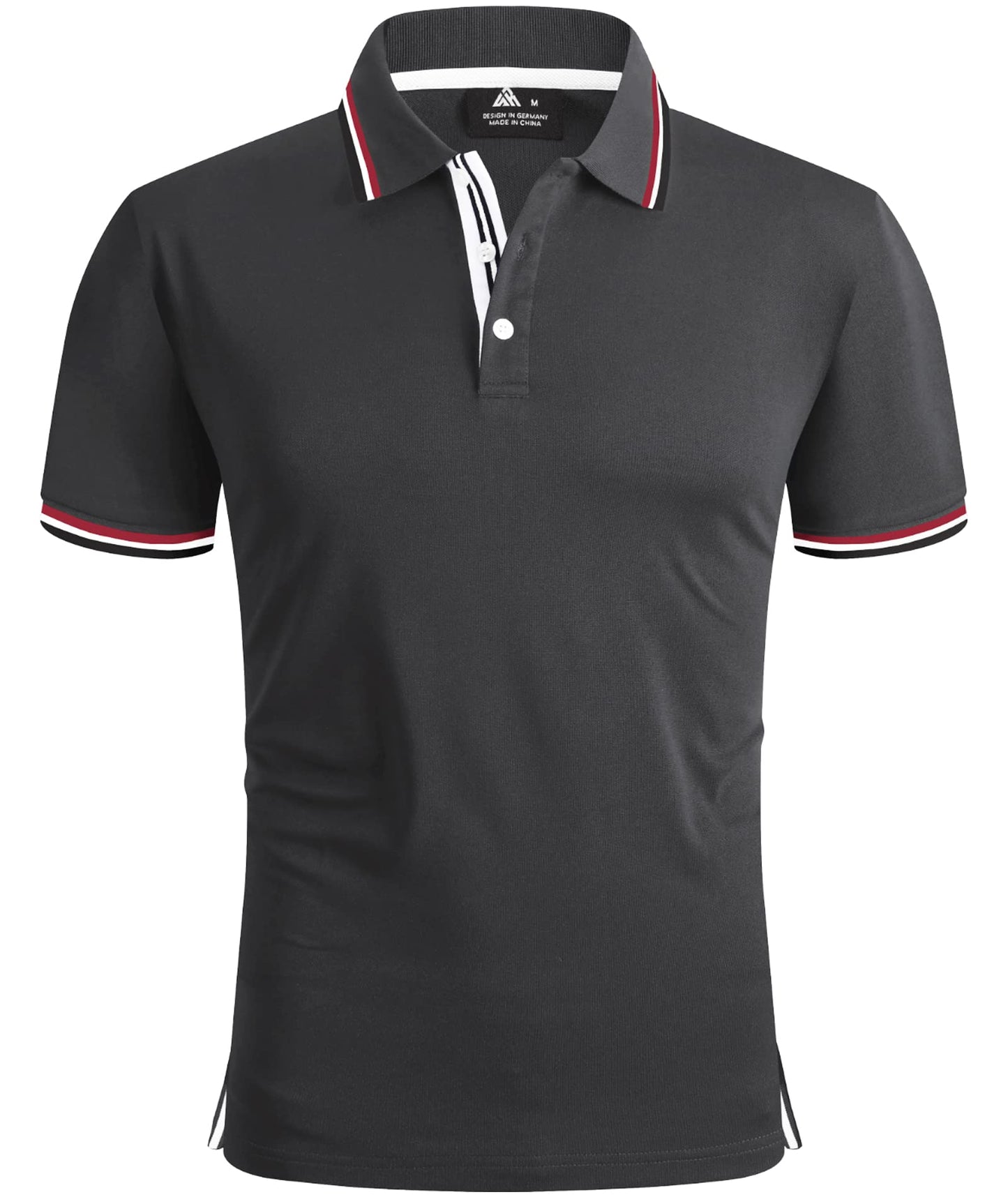 GEEK LIGHTING Polo Shirts for Men Short Sleeve Summer Causal Collared Golf Tennis T-Shirt