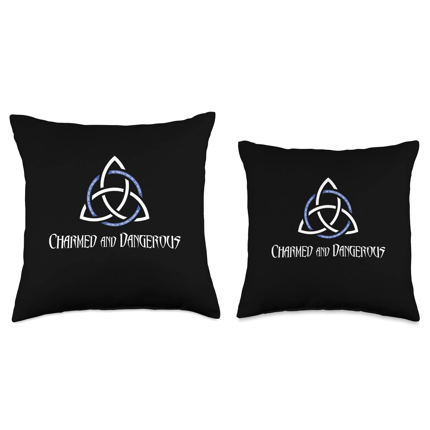 Charmed and Dangerous Throw Pillow