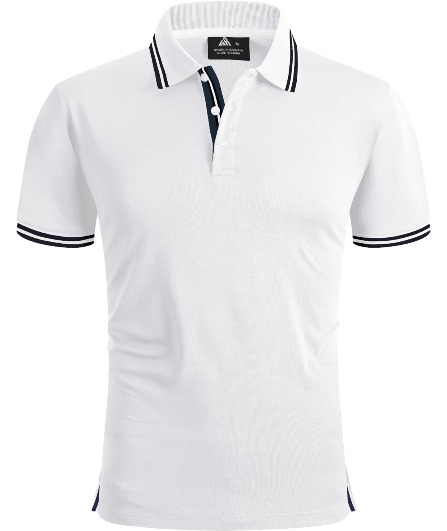 GEEK LIGHTING Polo Shirts for Men Short Sleeve Summer Causal Collared Golf Tennis T-Shirt