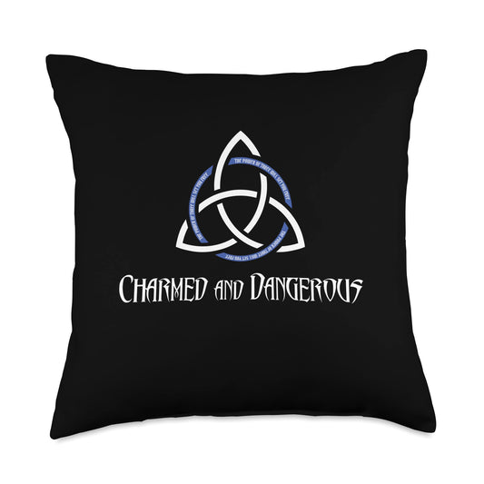 Charmed and Dangerous Throw Pillow