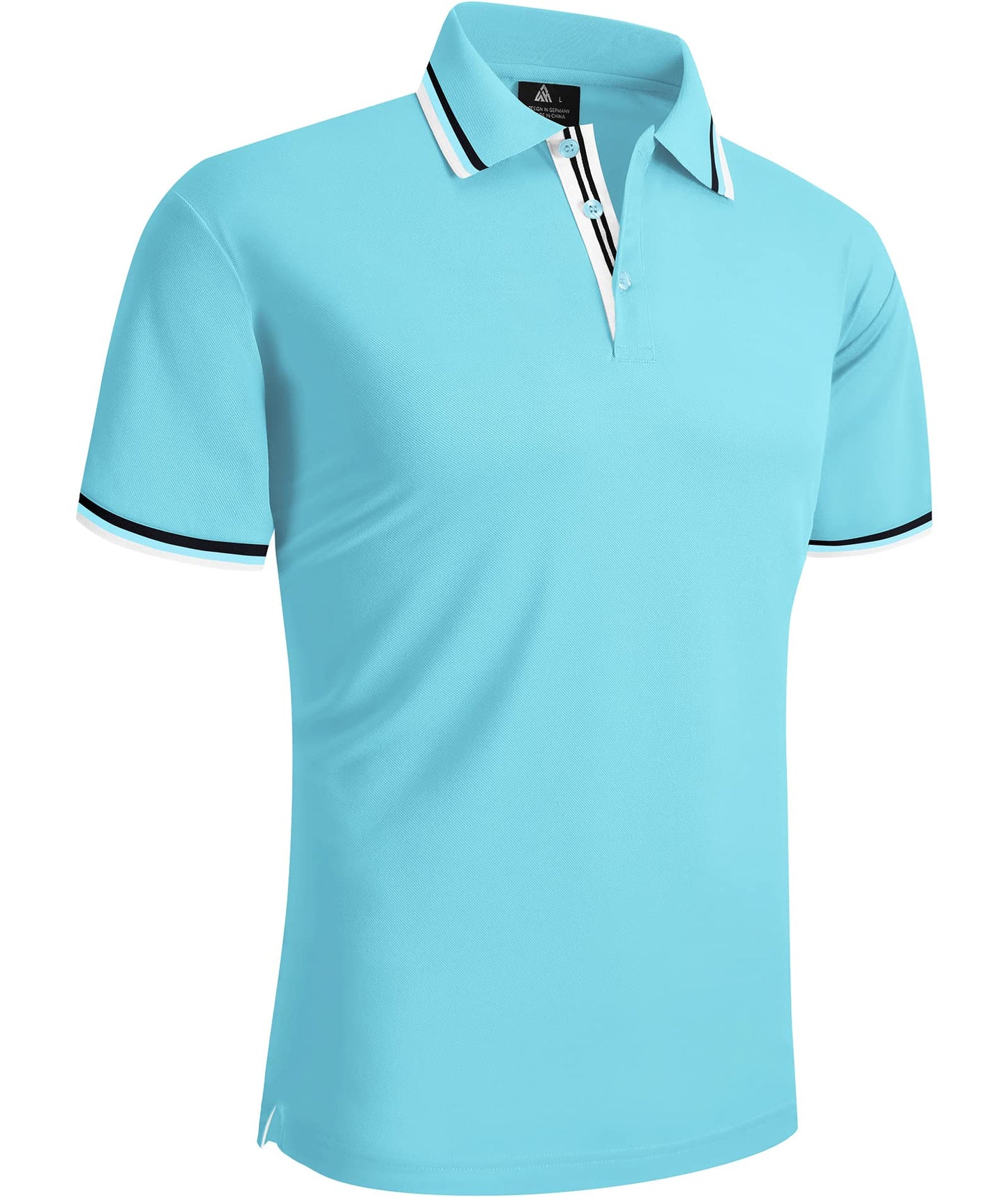 GEEK LIGHTING Polo Shirts for Men Short Sleeve Summer Causal Collared Golf Tennis T-Shirt