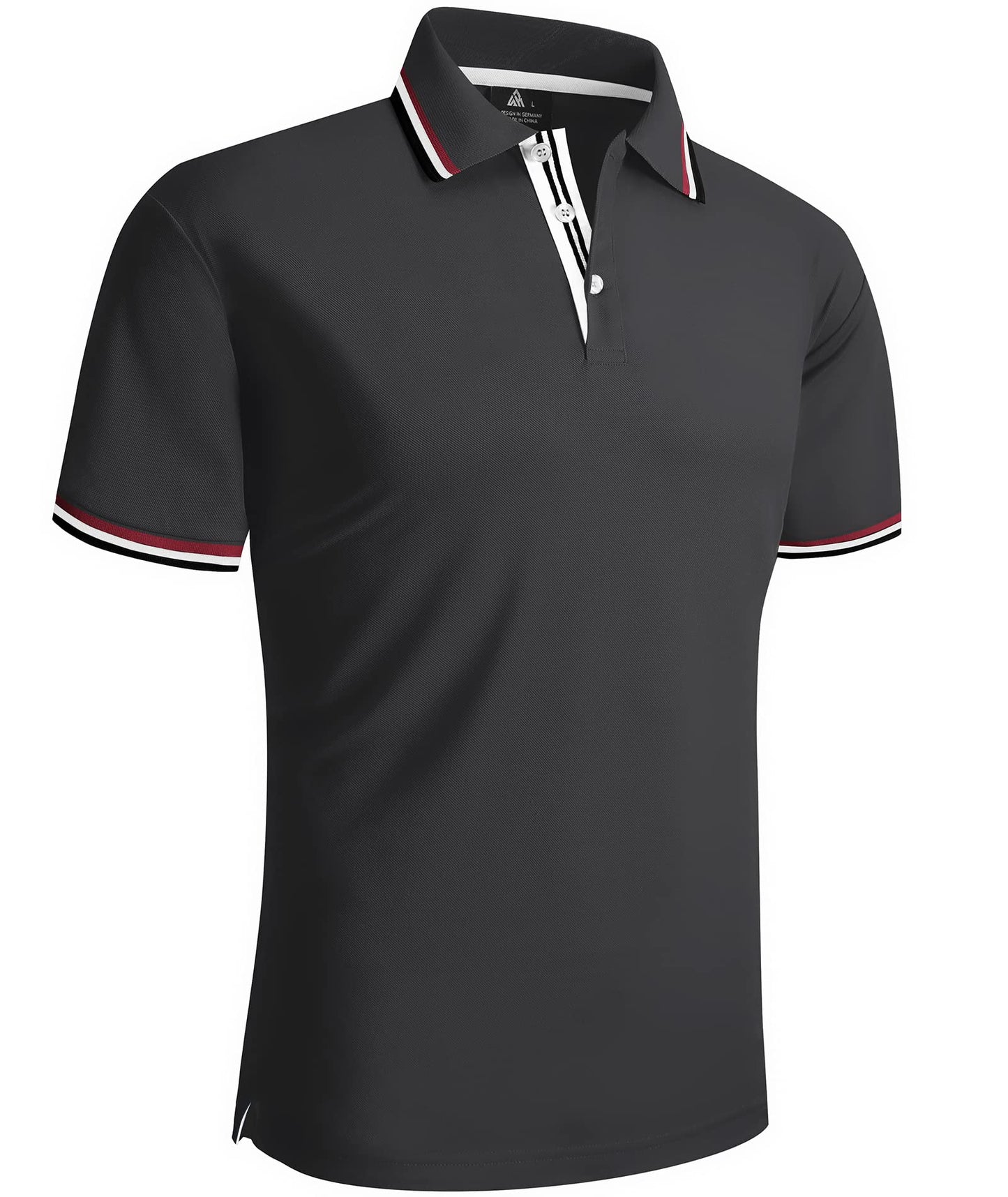 GEEK LIGHTING Polo Shirts for Men Short Sleeve Summer Causal Collared Golf Tennis T-Shirt