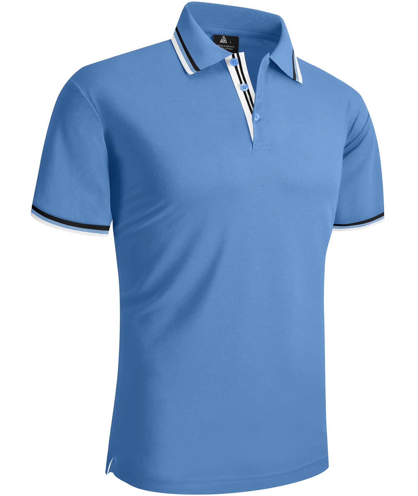 GEEK LIGHTING Polo Shirts for Men Short Sleeve Summer Causal Collared Golf Tennis T-Shirt