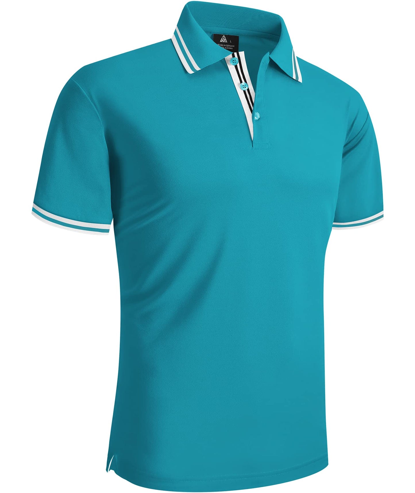 GEEK LIGHTING Polo Shirts for Men Short Sleeve Summer Causal Collared Golf Tennis T-Shirt