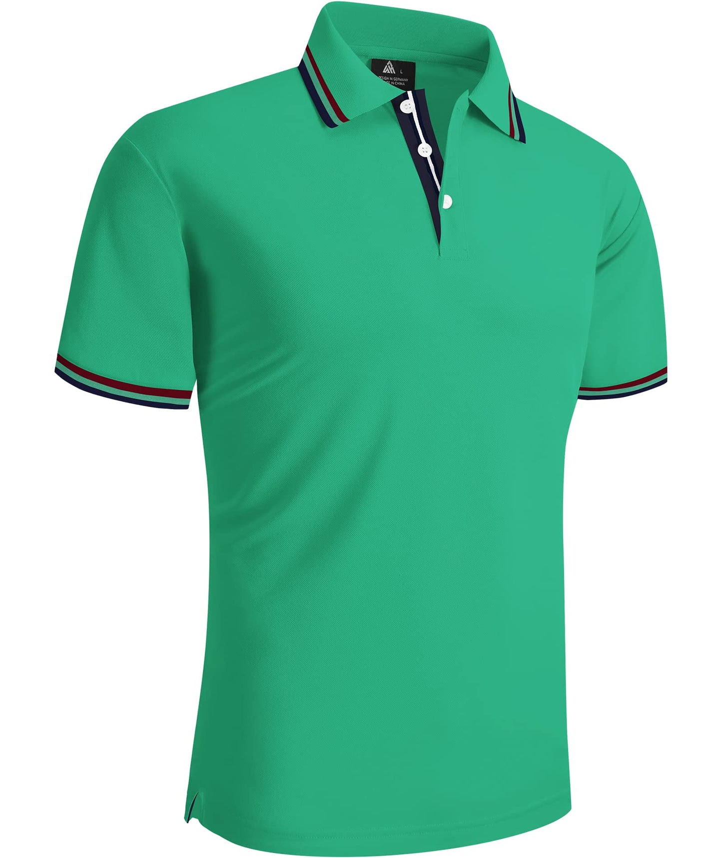 GEEK LIGHTING Polo Shirts for Men Short Sleeve Summer Causal Collared Golf Tennis T-Shirt