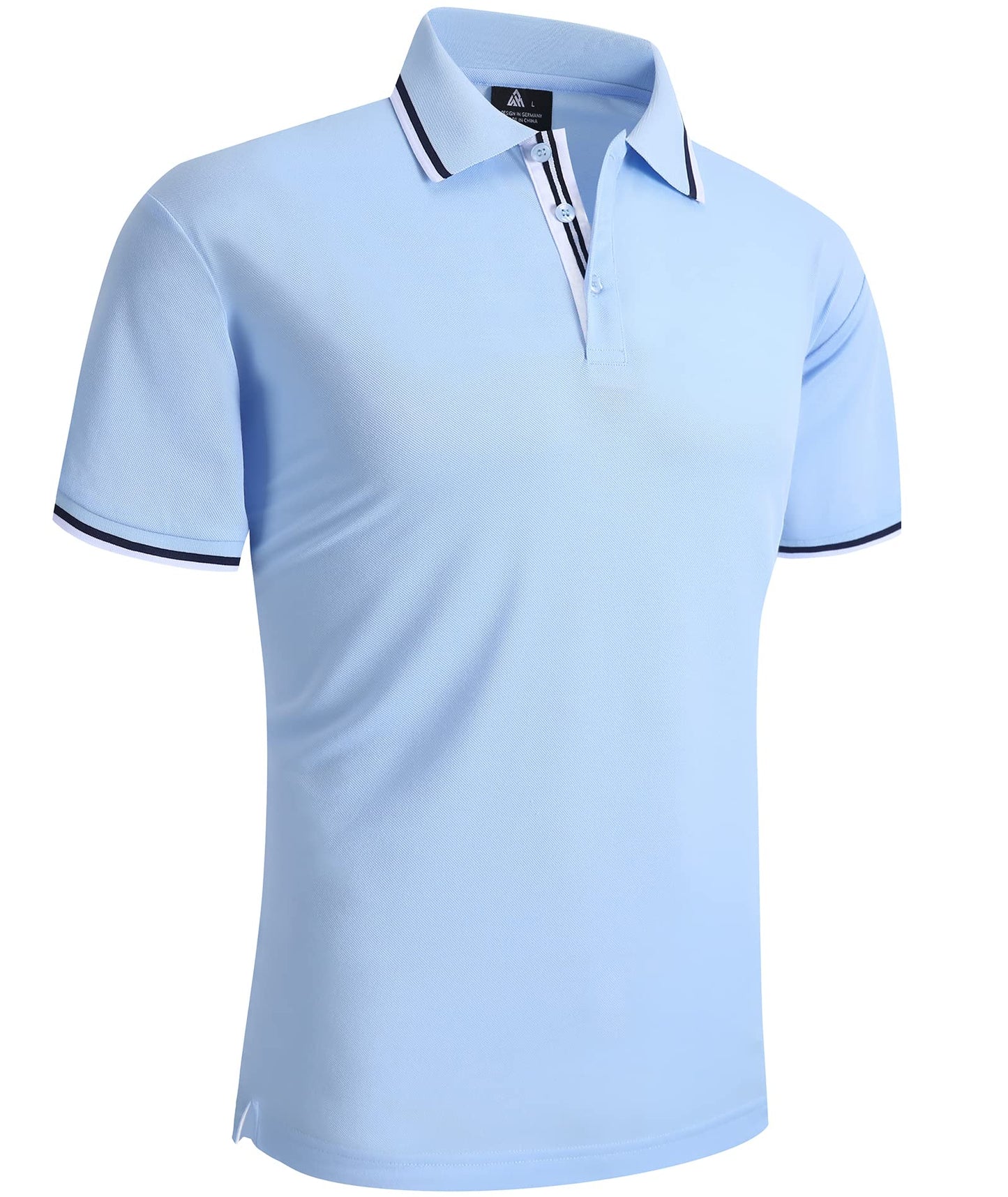 GEEK LIGHTING Polo Shirts for Men Short Sleeve Summer Causal Collared Golf Tennis T-Shirt