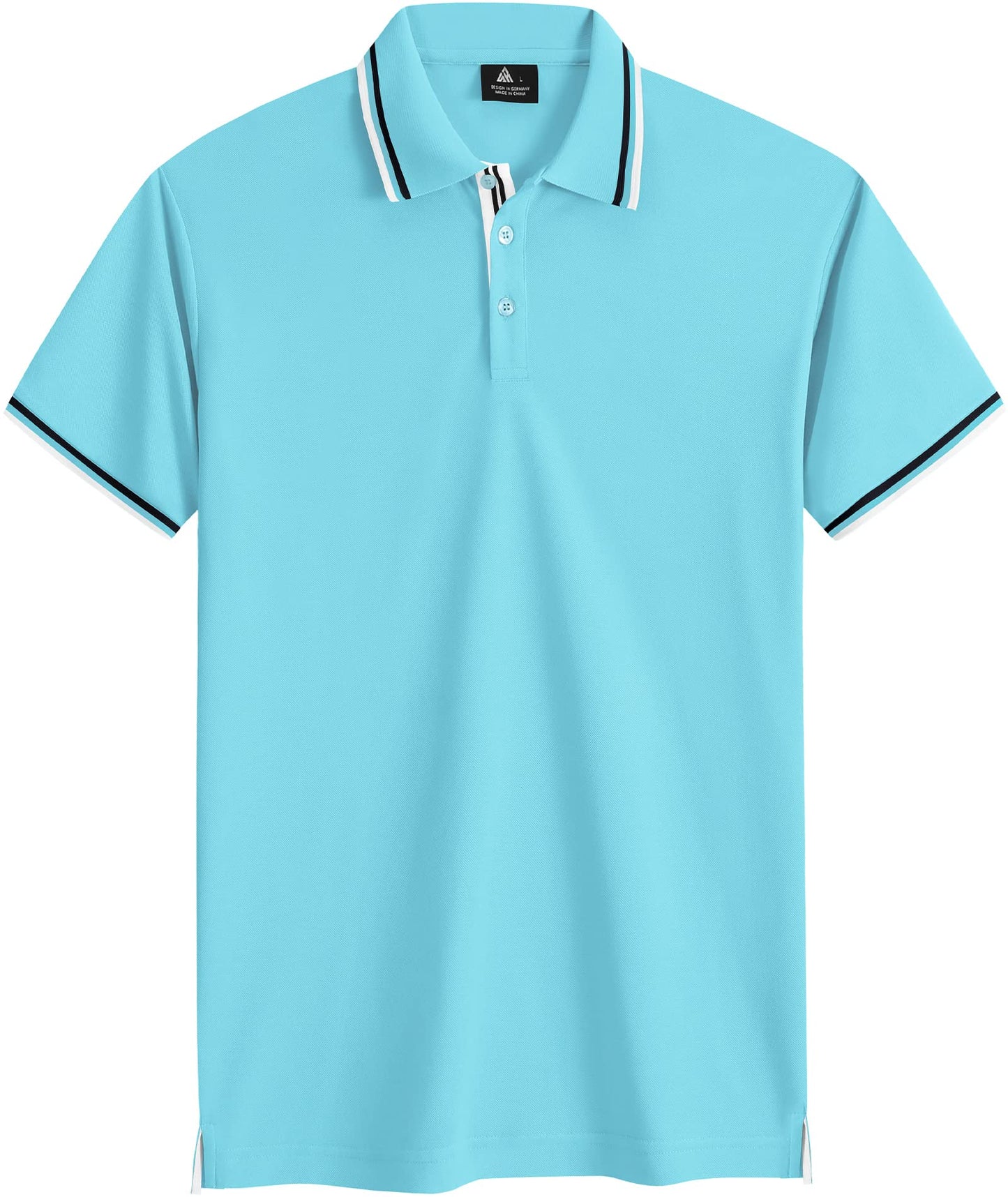 GEEK LIGHTING Polo Shirts for Men Short Sleeve Summer Causal Collared Golf Tennis T-Shirt