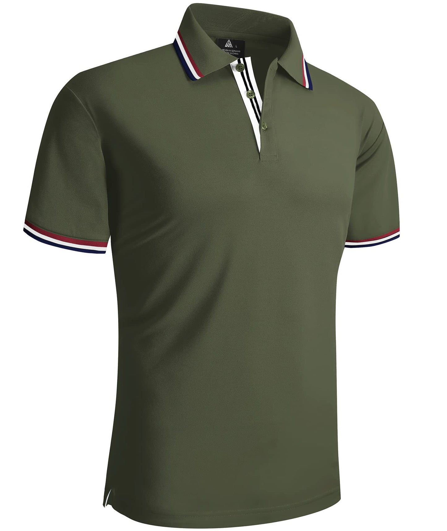 GEEK LIGHTING Polo Shirts for Men Short Sleeve Summer Causal Collared Golf Tennis T-Shirt