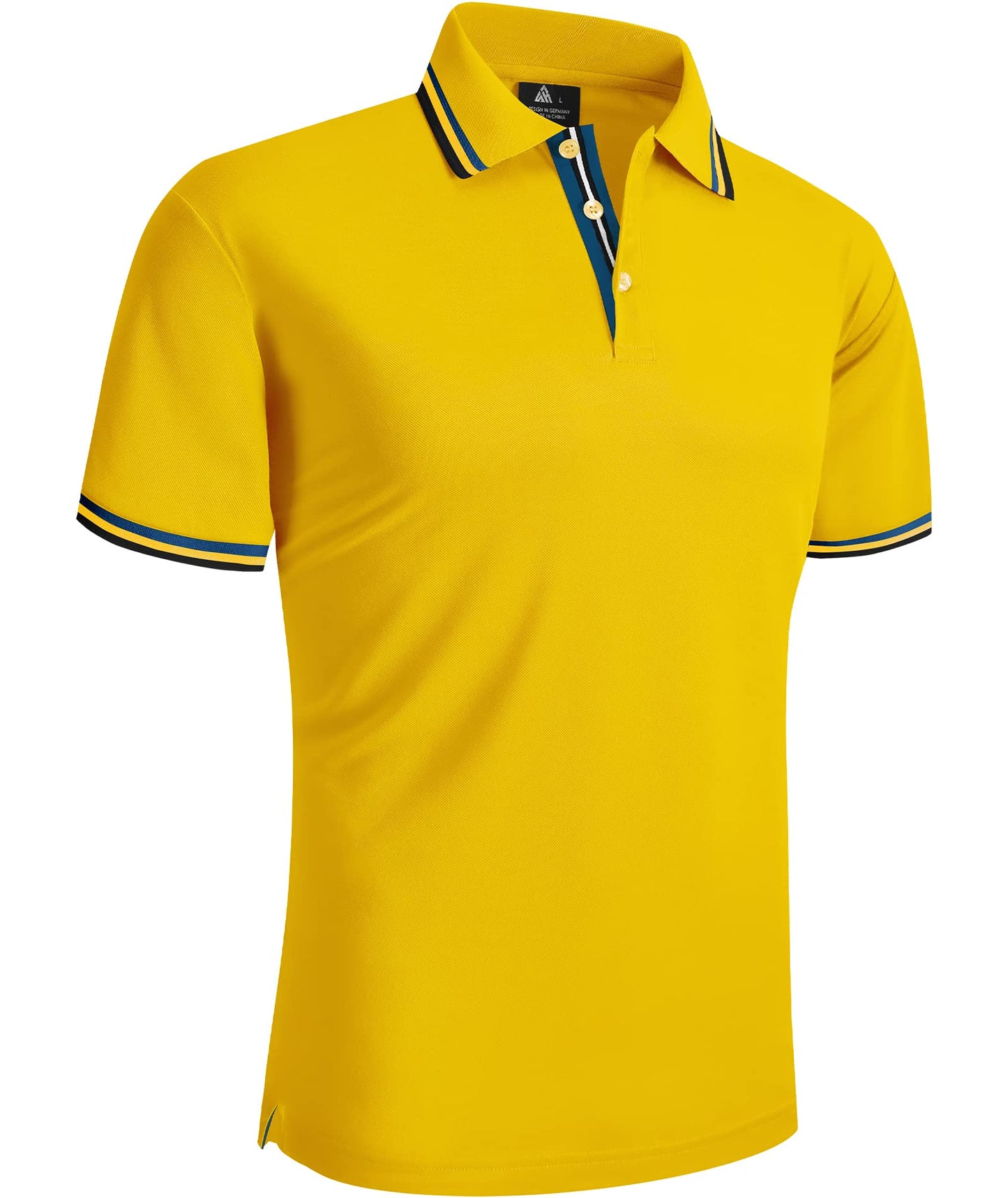 GEEK LIGHTING Polo Shirts for Men Short Sleeve Summer Causal Collared Golf Tennis T-Shirt