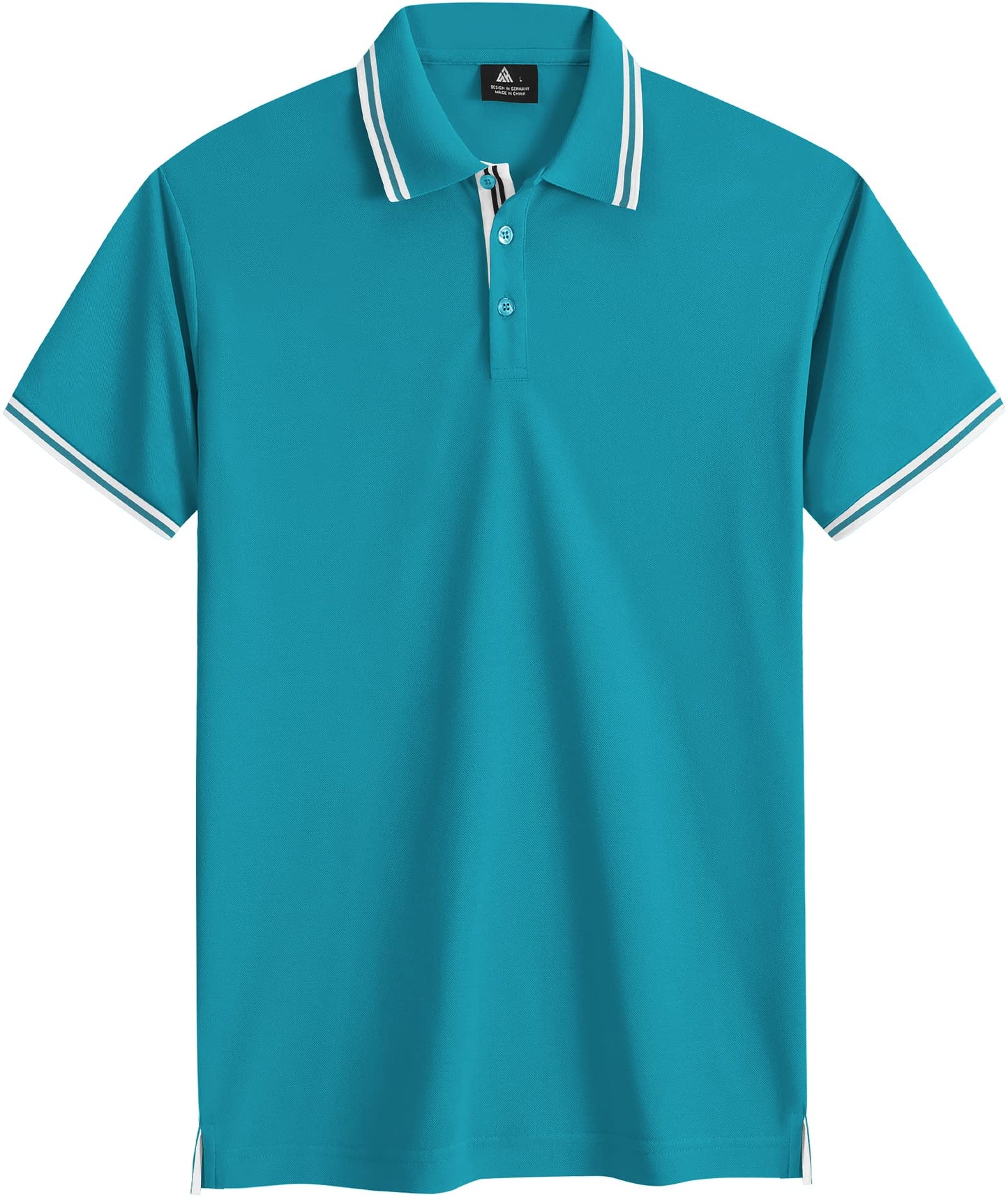 GEEK LIGHTING Polo Shirts for Men Short Sleeve Summer Causal Collared Golf Tennis T-Shirt