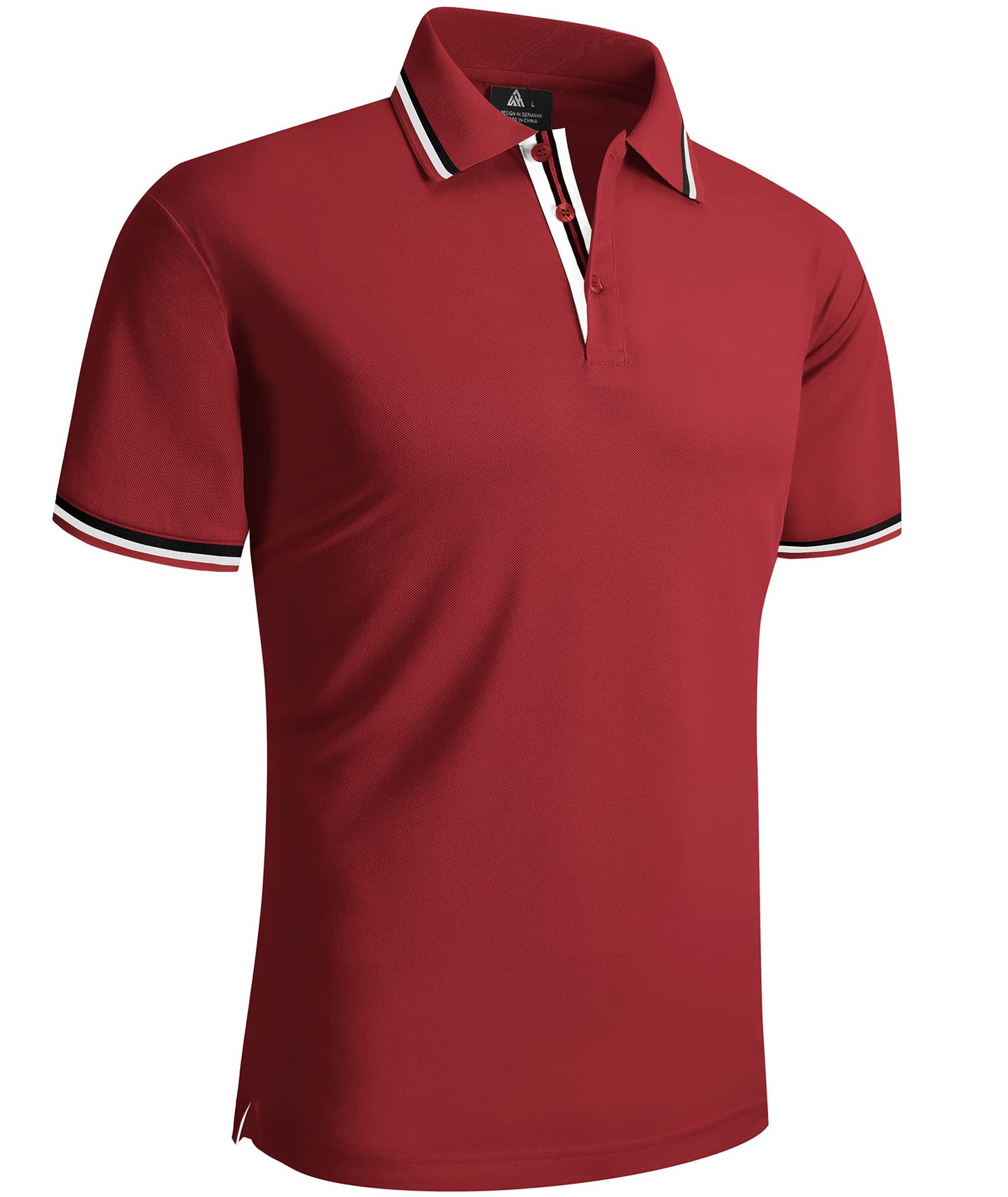 GEEK LIGHTING Polo Shirts for Men Short Sleeve Summer Causal Collared Golf Tennis T-Shirt