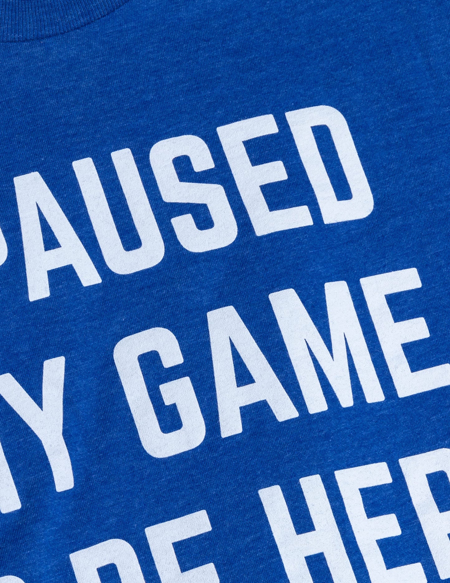 I Paused My Game to Be Here | Funny Video Gamer Humor Joke for Men Women T-Shirt